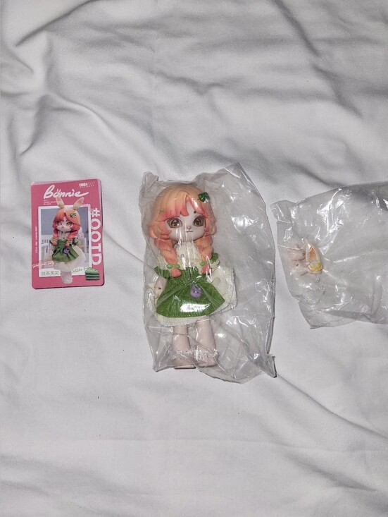 Other - Bonnie Doll in Green Dress - Pink & Green Kids Toy